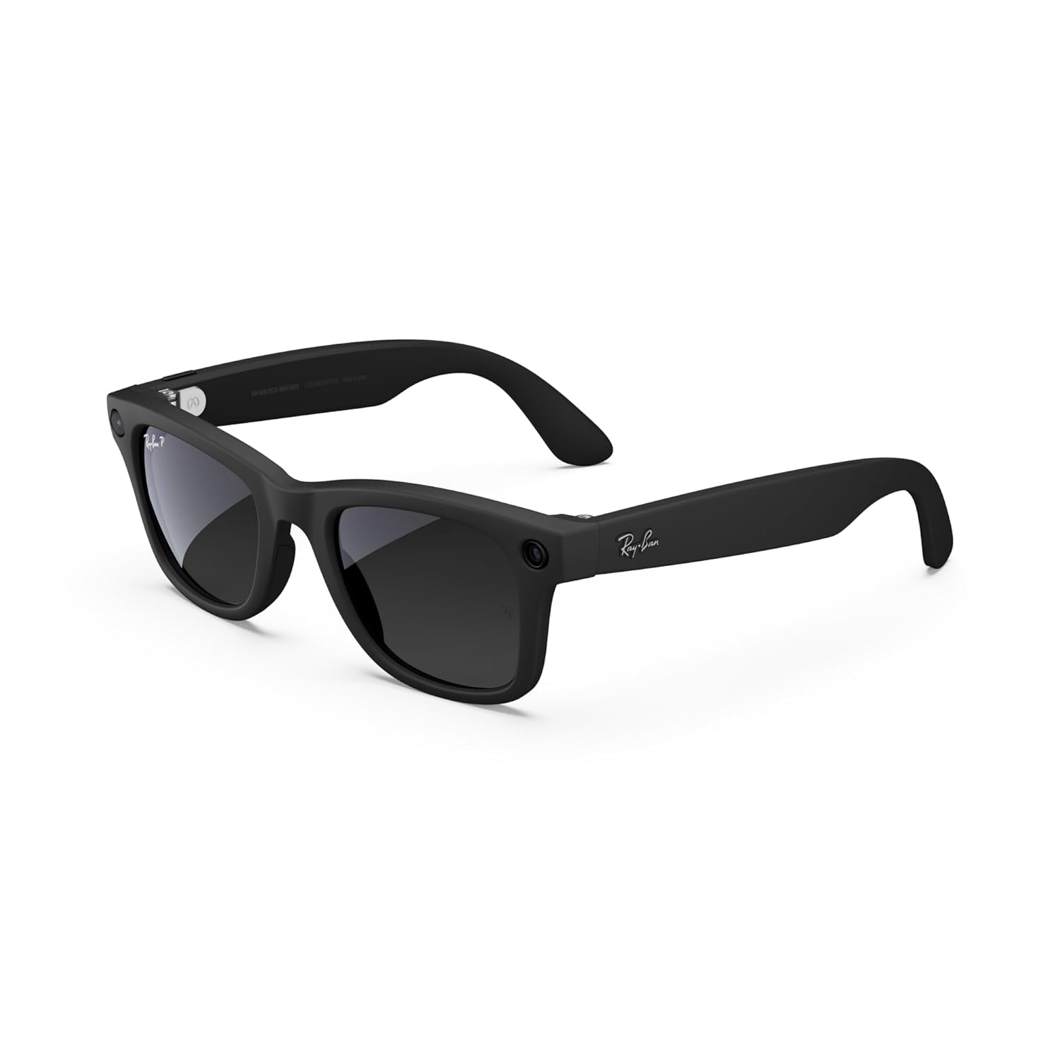 Ray-Ban Meta (Gen 1)  Wayfarer  Matte Black | Smart AI Glasses for Men  Women — 12 MP Camera  Open-Ear Speakers  Video Recording  Bluetooth — Polarized Gradient Graphite Lenses — Wearable Technology