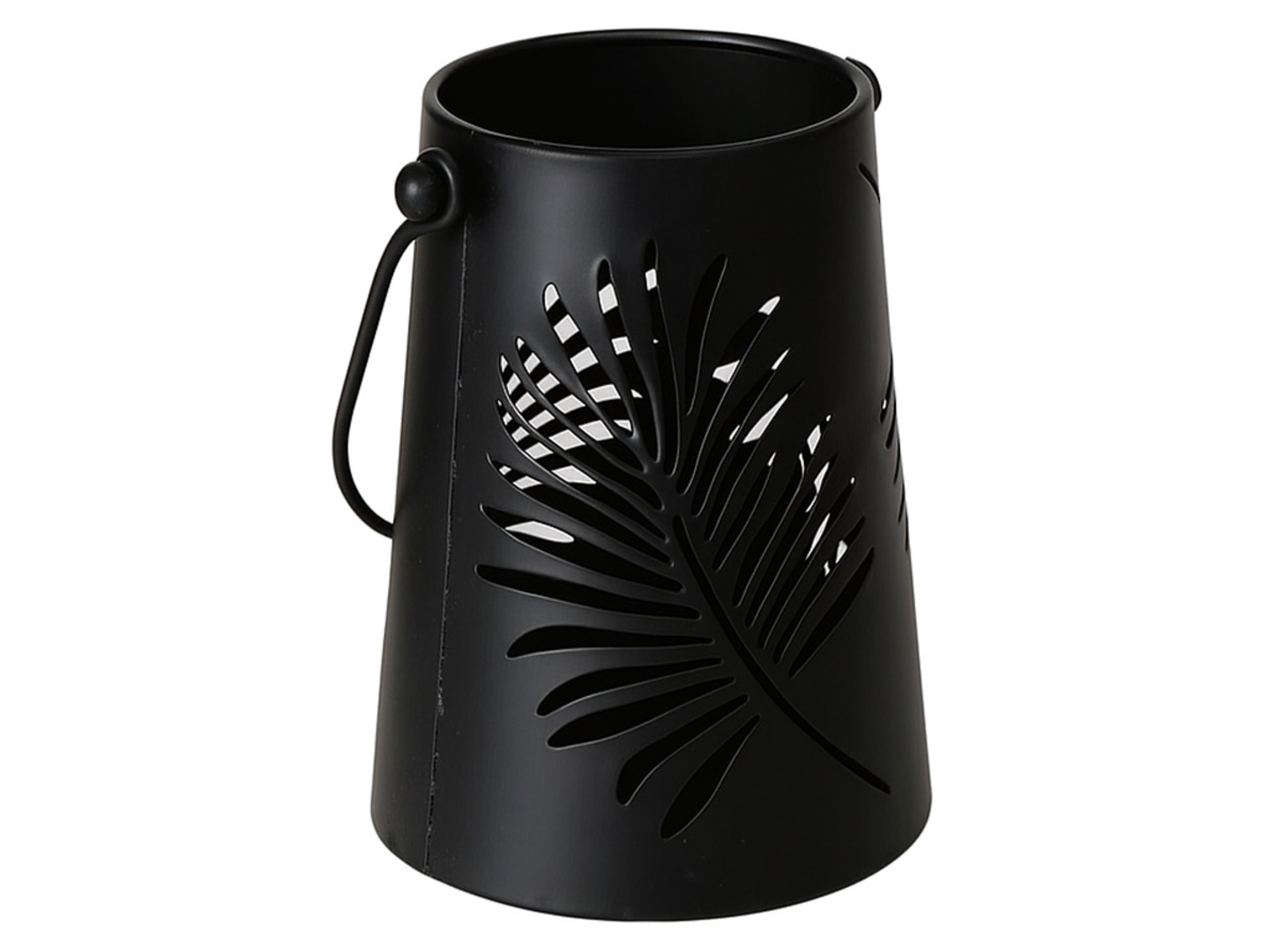 Świecznik metalowy Palmera 11,8 cm czarny mix wzorów