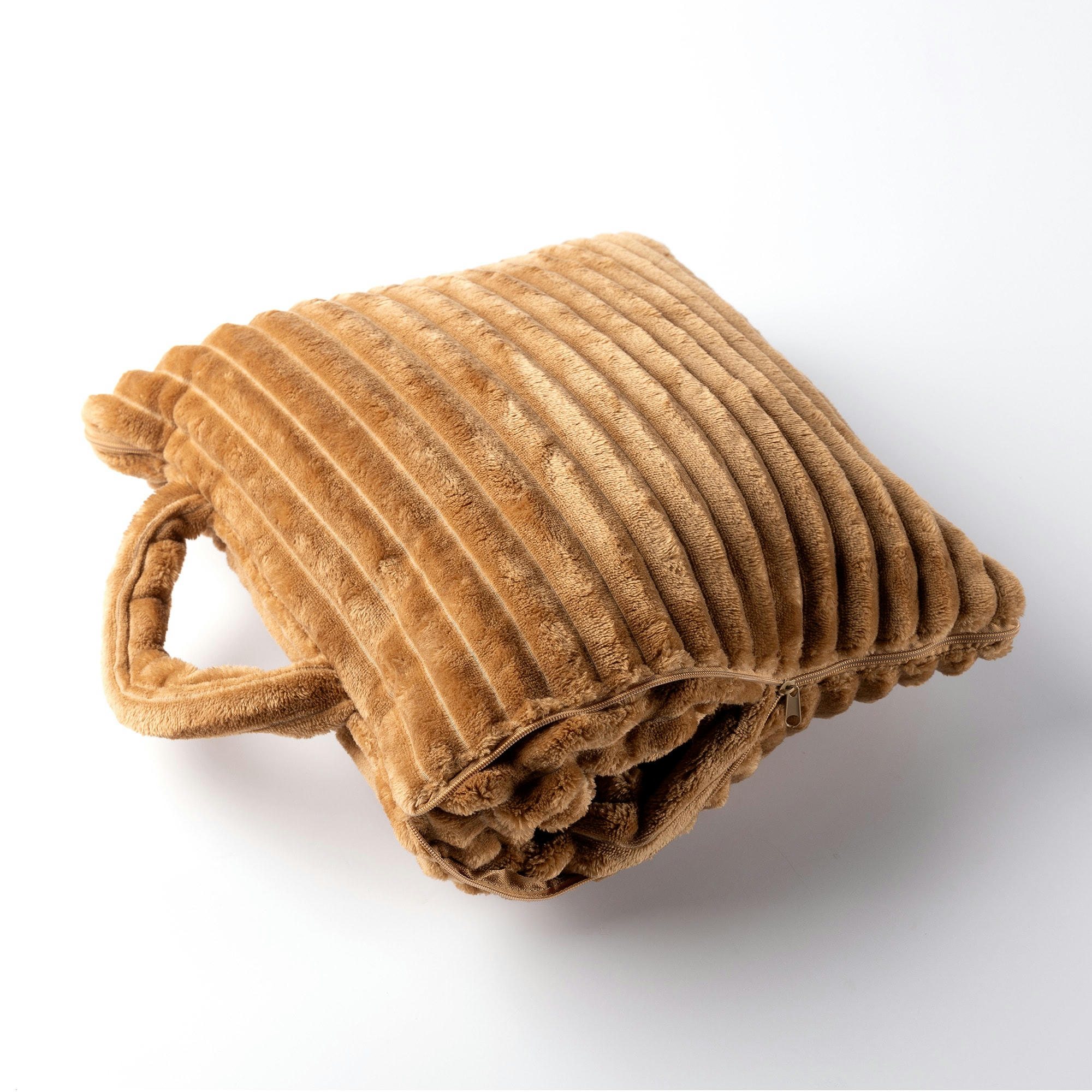 - TERESA - Plaid to Go - 130x150 cm - Tobacco Brown - idéal pour les voy