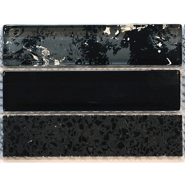 LISTEL CHARLESTON DARK HORIZONTAL 1 PIÈCE 7,5 X 30 CM CASA LINEA