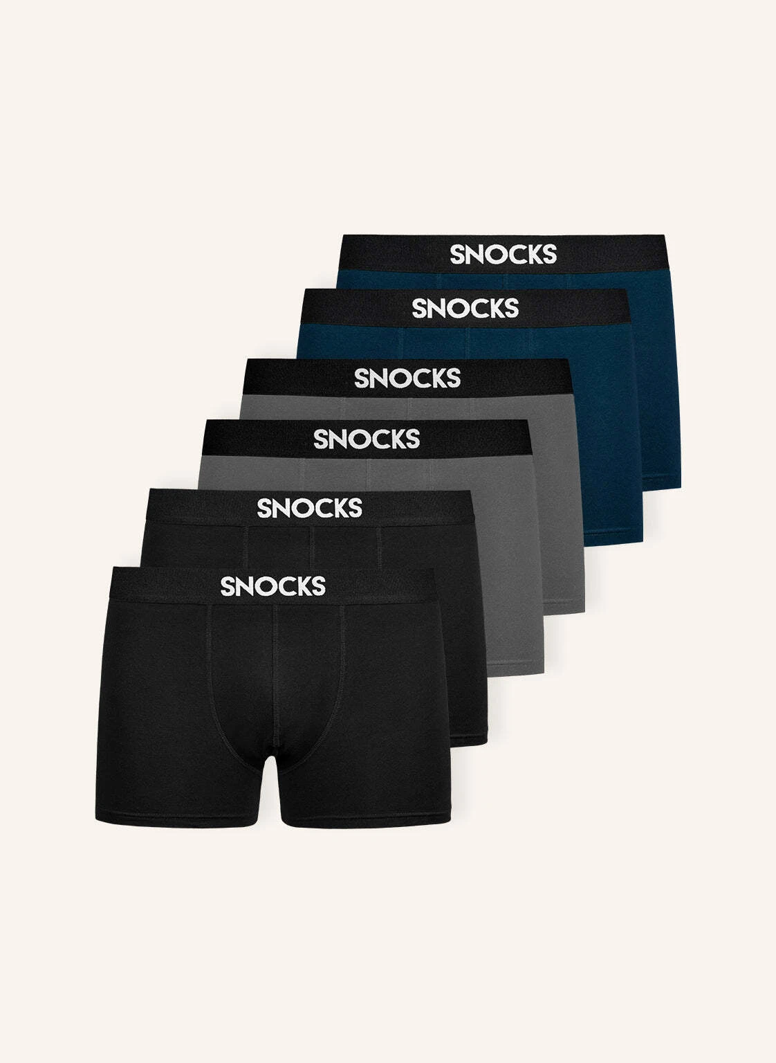 SNOCKS 6er-Pack Boxershorts