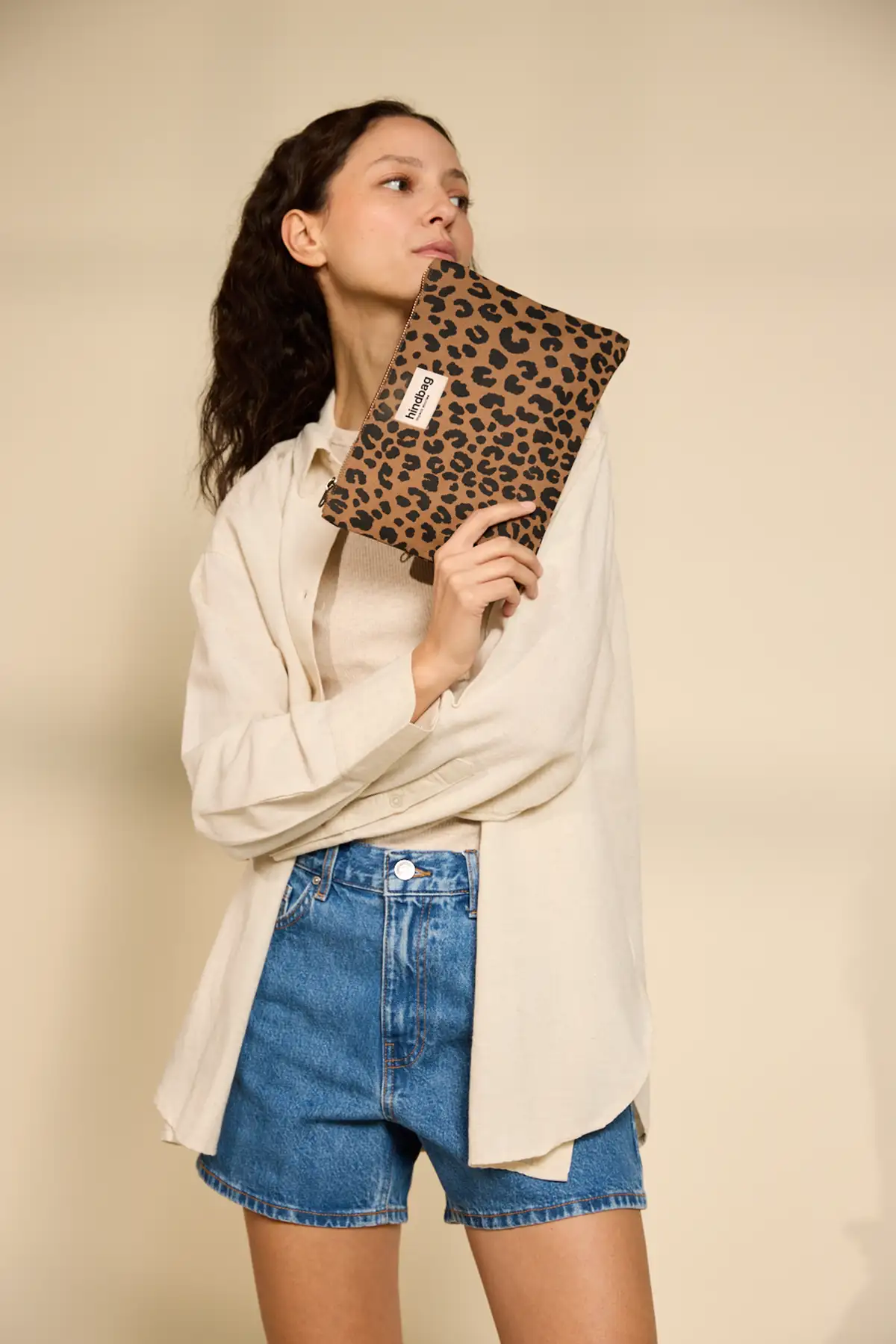 Pochette Ema Léopard cannelle