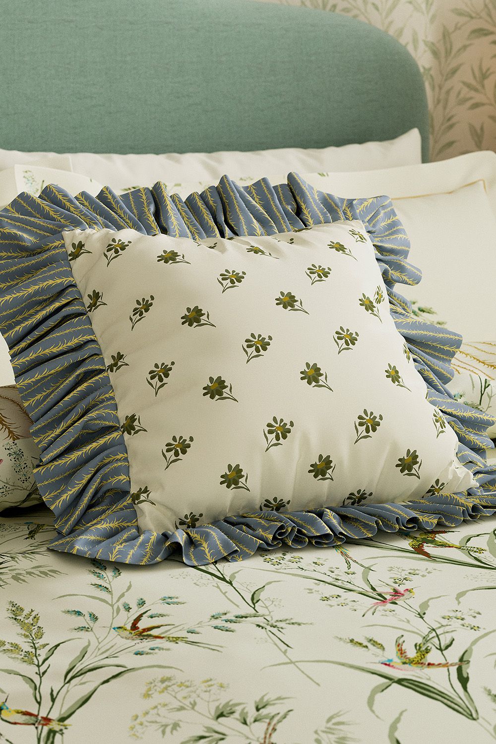 Sanderson Tuileries' Cotton Cushion