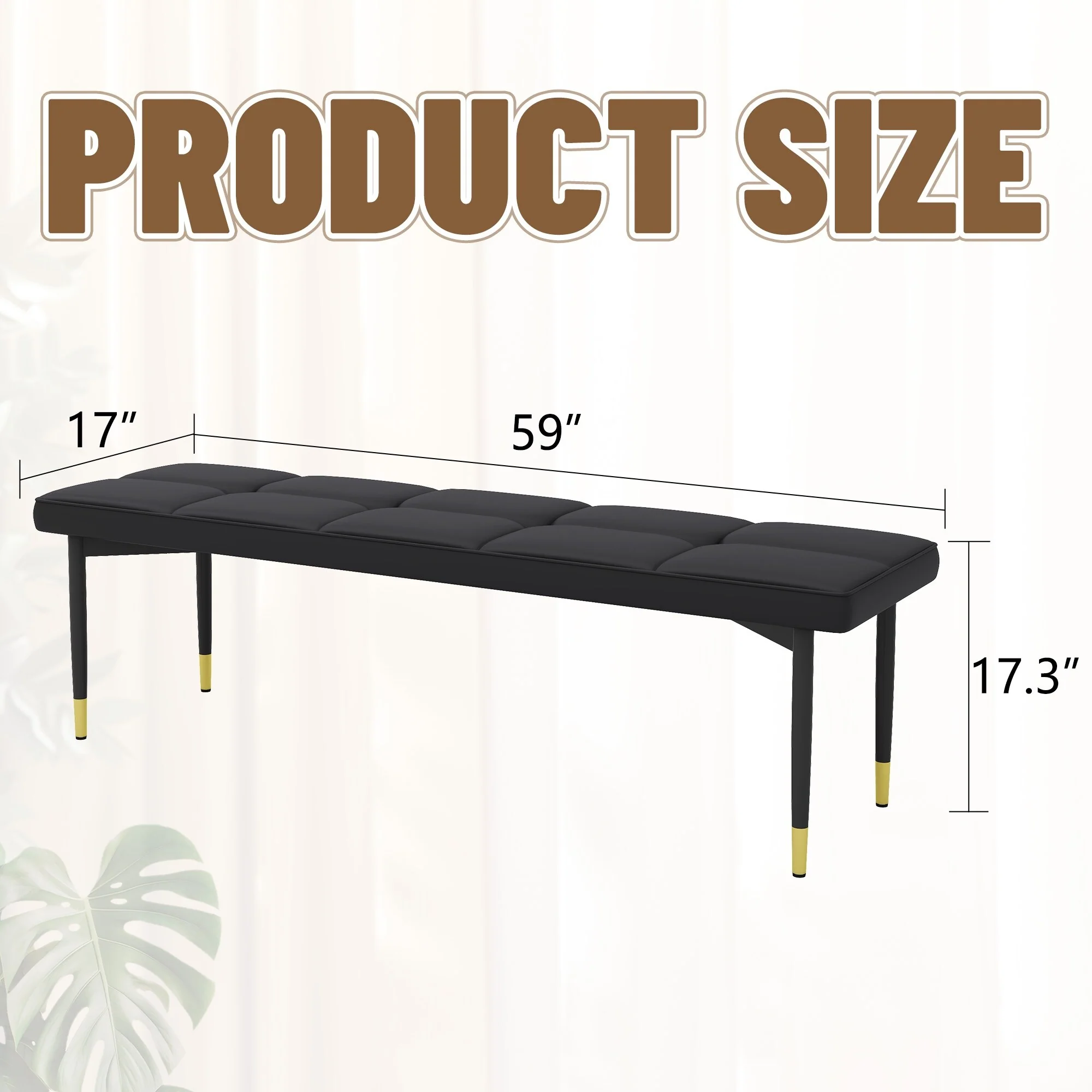 Multifunctional Black Shoe Bench