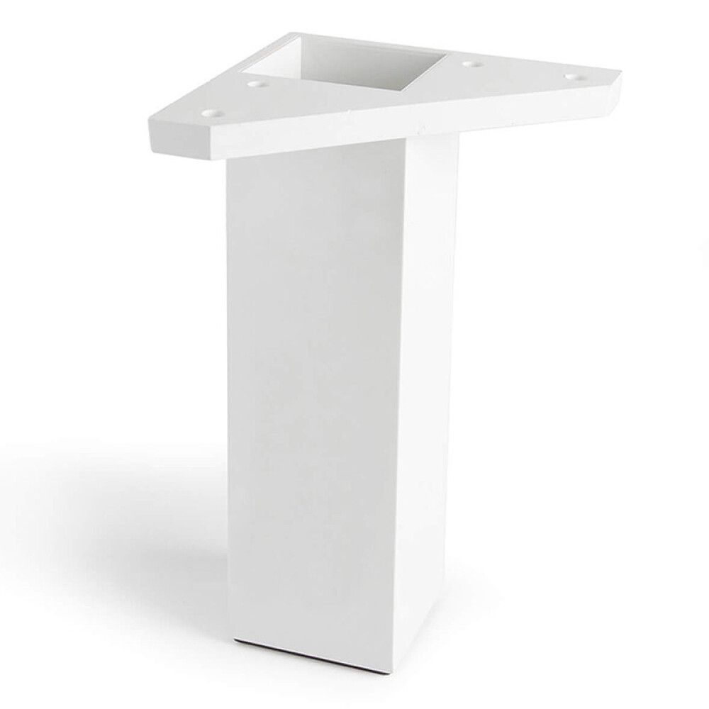 MØBELBEN REI ABS-PLAST 40X40X150MM HVIT