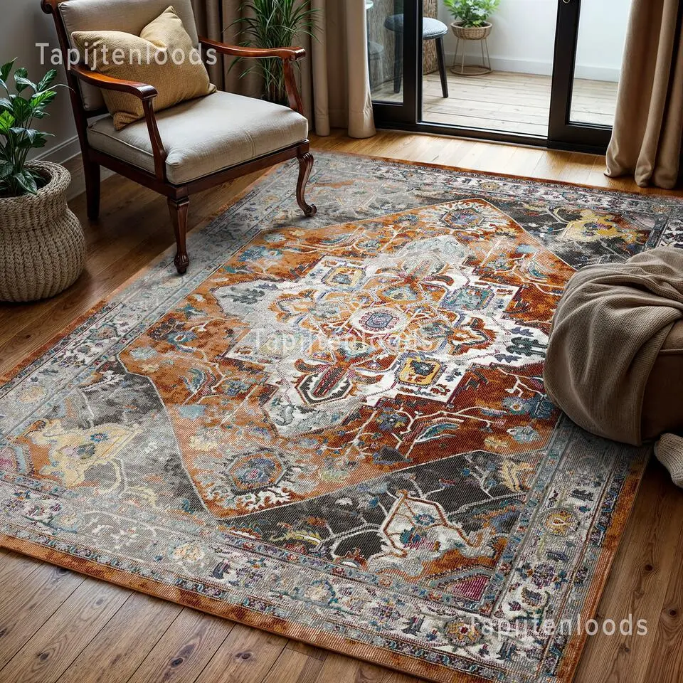 Picasso Castana Vintage Vloerkleed Terra / Multi Laagpolig - 160x230 CM