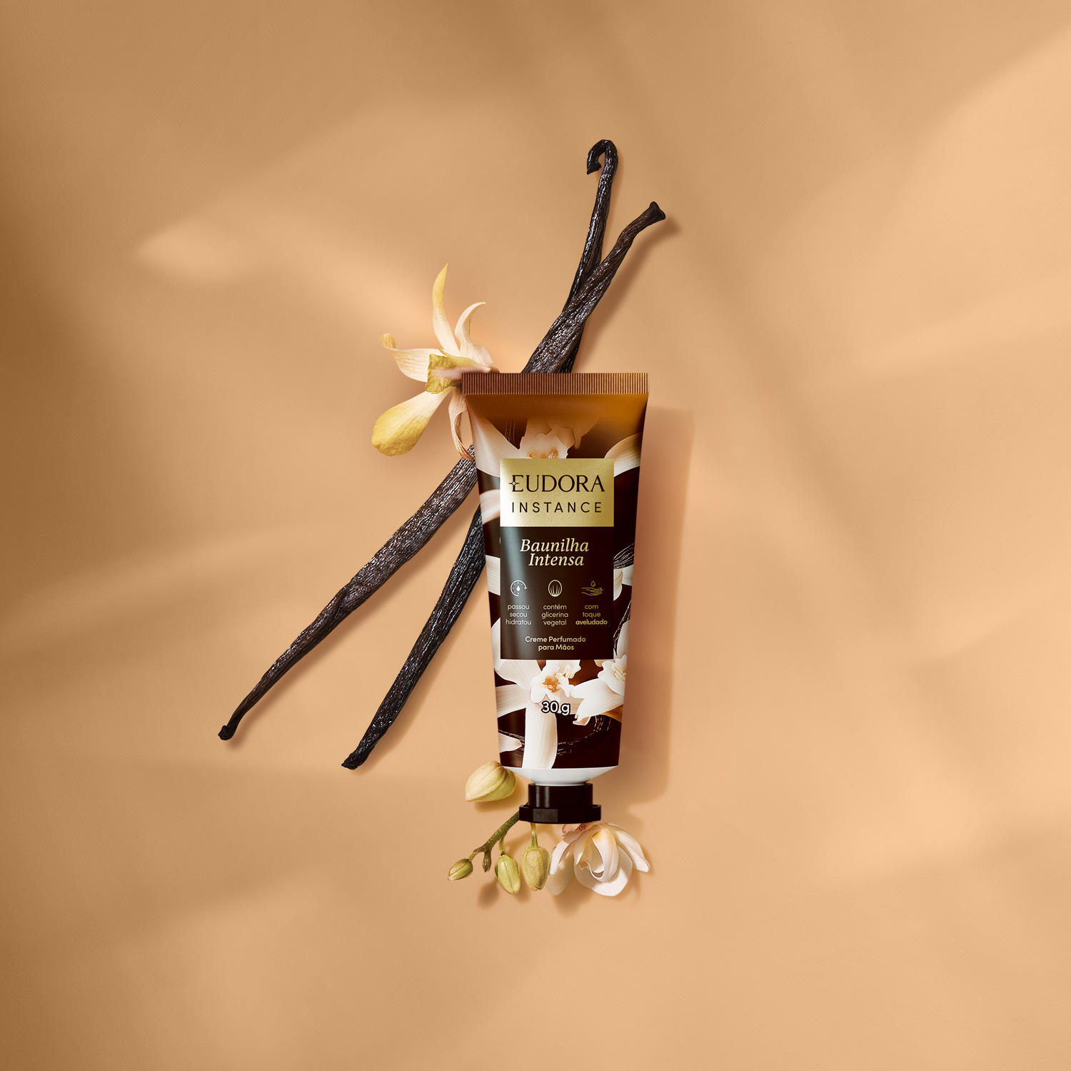 Creme Perfumado Para Mãos Instance Baunilha Nuit 30g