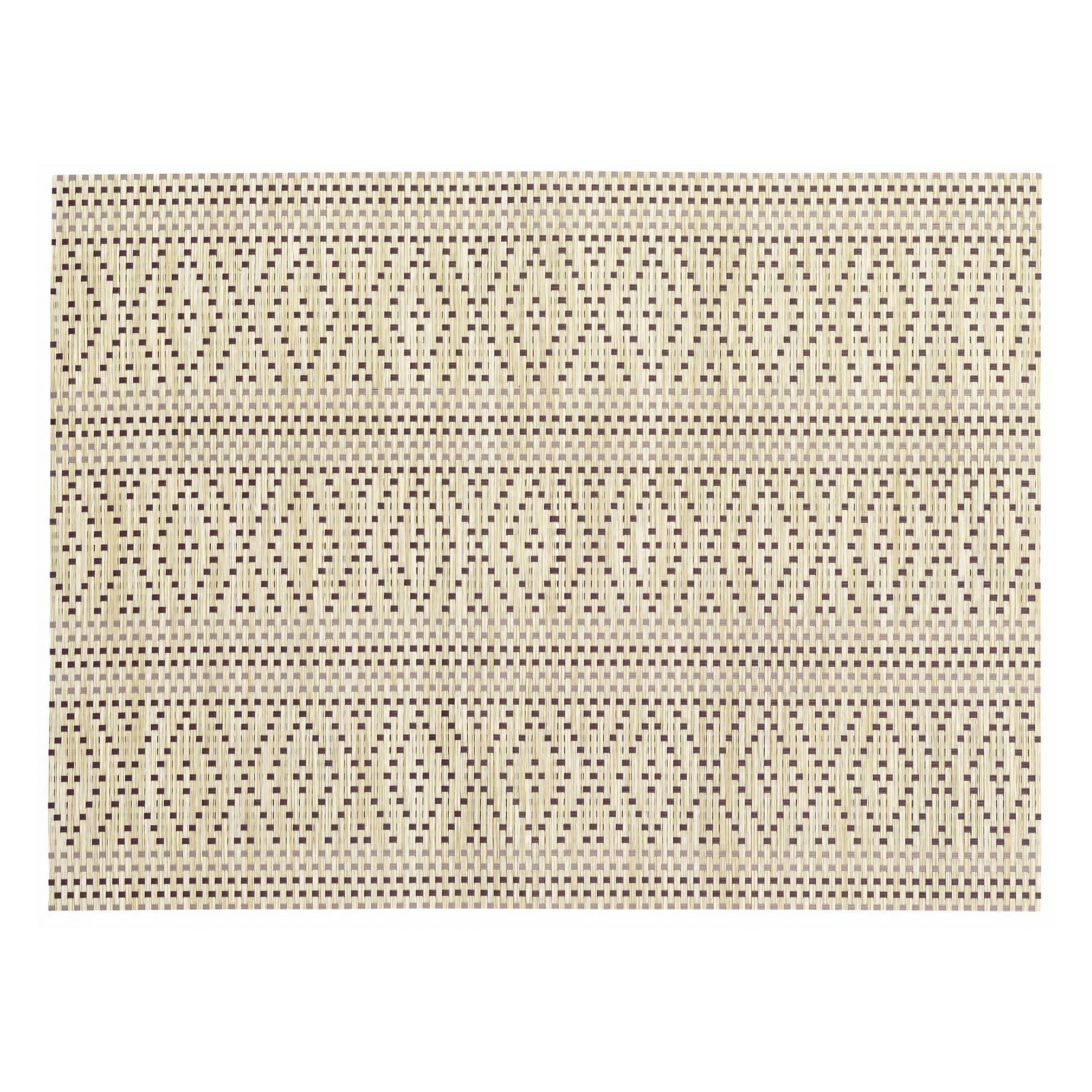 PANAMA - Set de table  en polyester prune 33 x 45