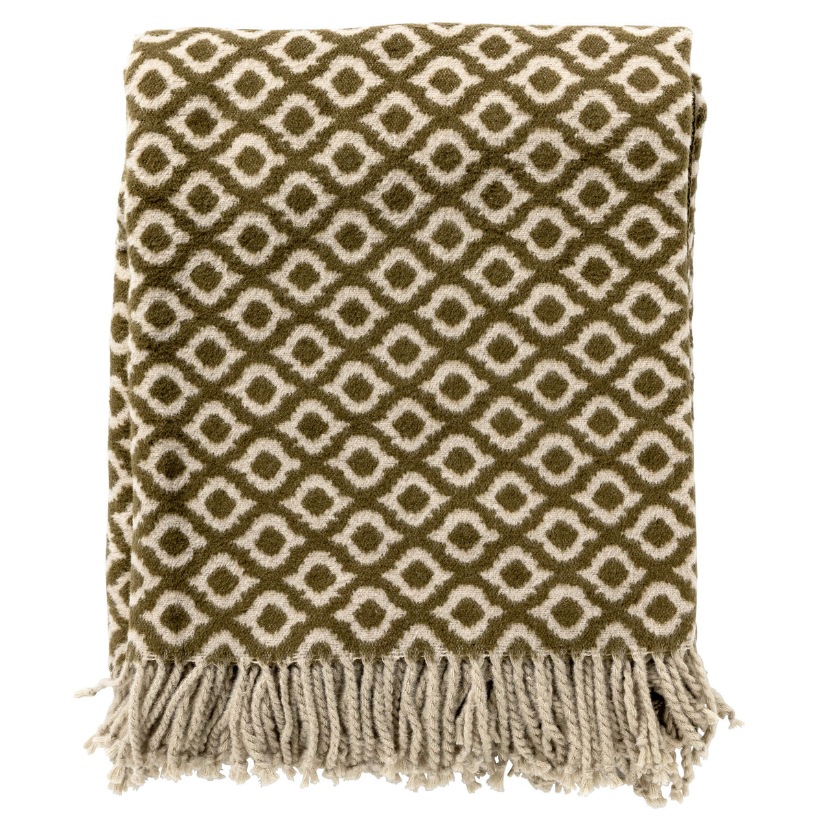 ISABELLA | plaid 150x200 cm | Military Olive | groen | multicolor | Hoii