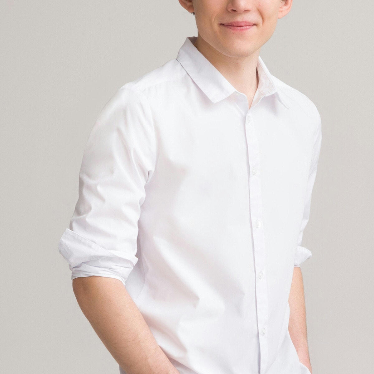 Chemise blanche, manches longues