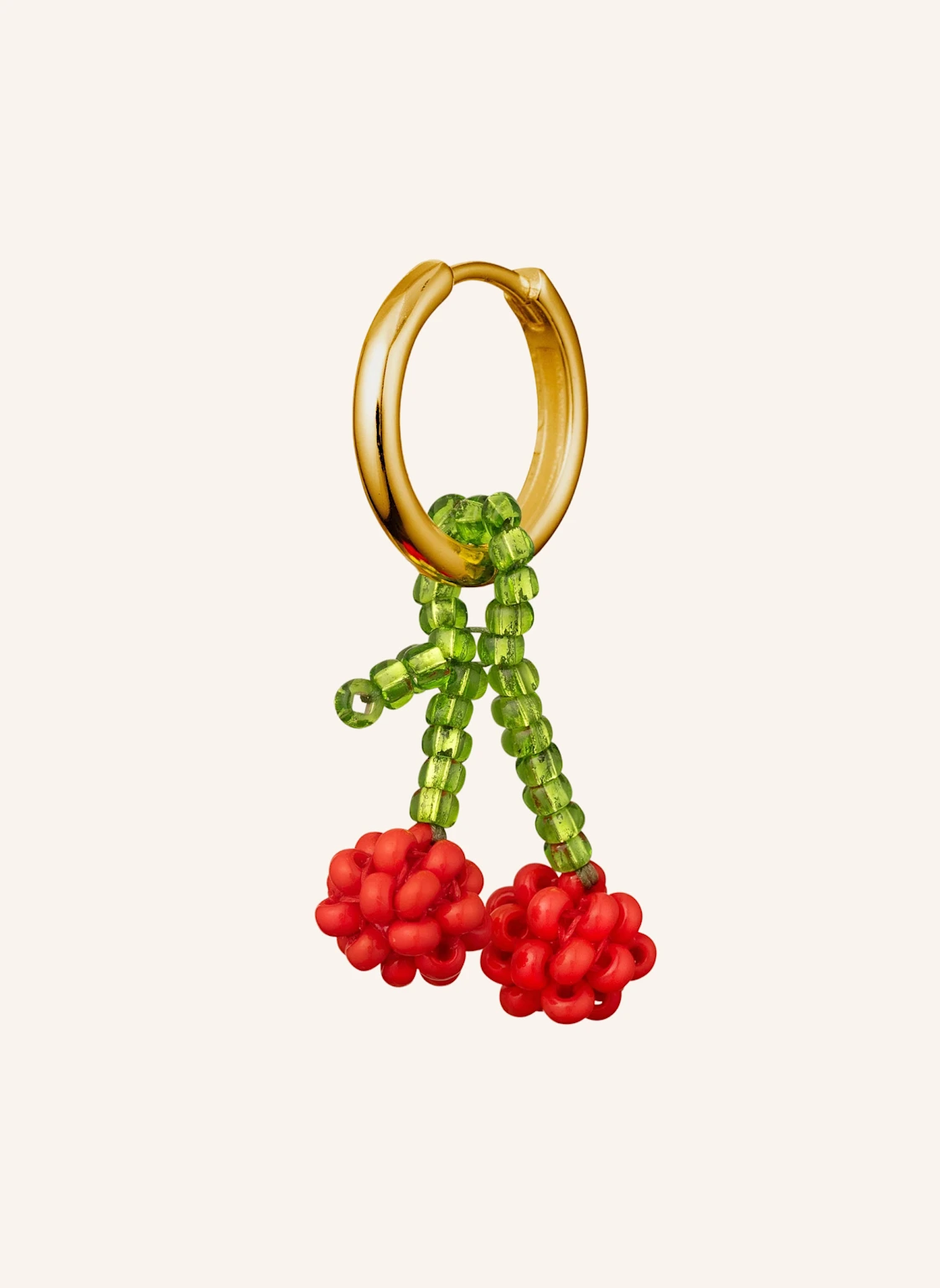 pura utz Creolen MINI CHERRY EARRING by GLAMBOU