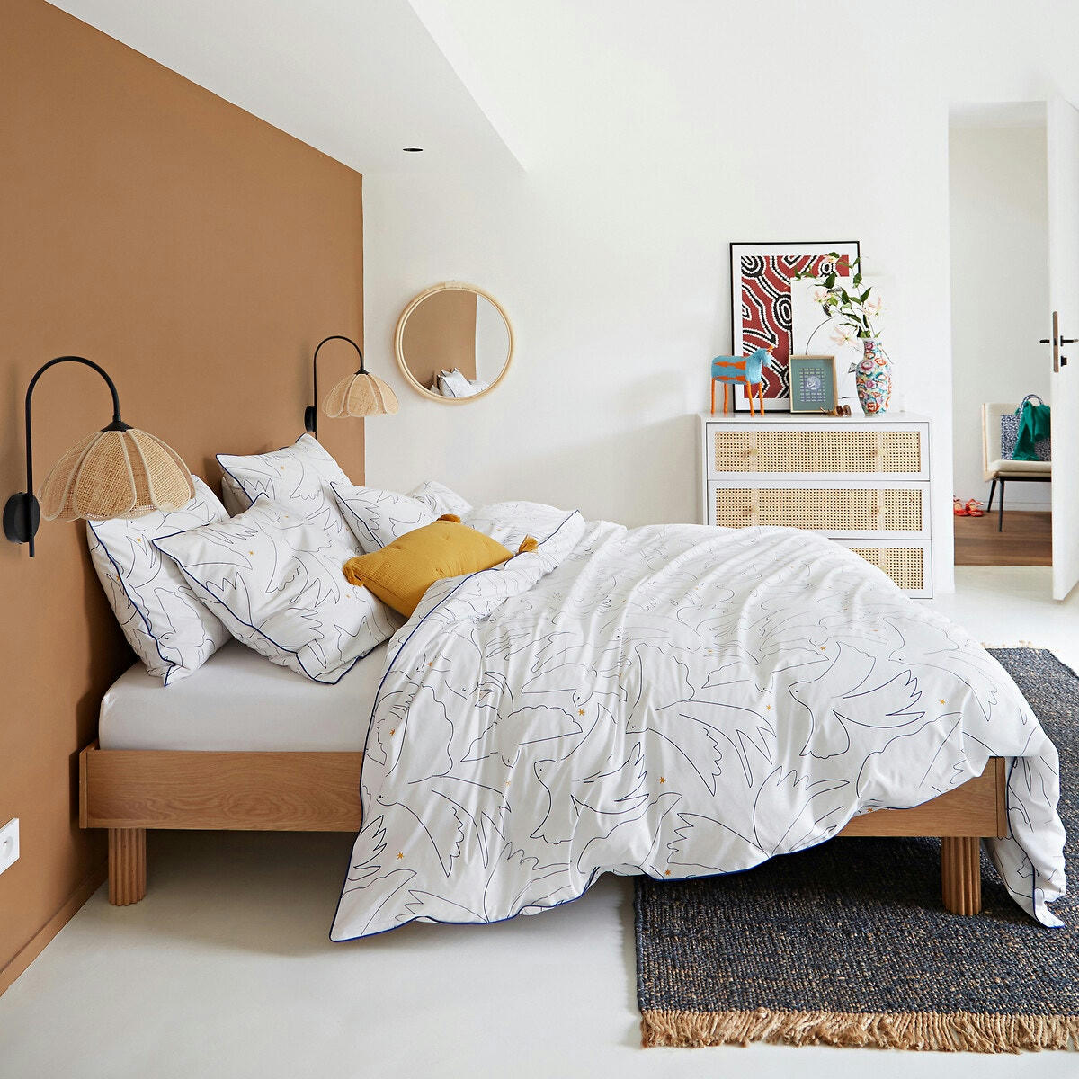 Housse de couette percale de coton, Pomaline