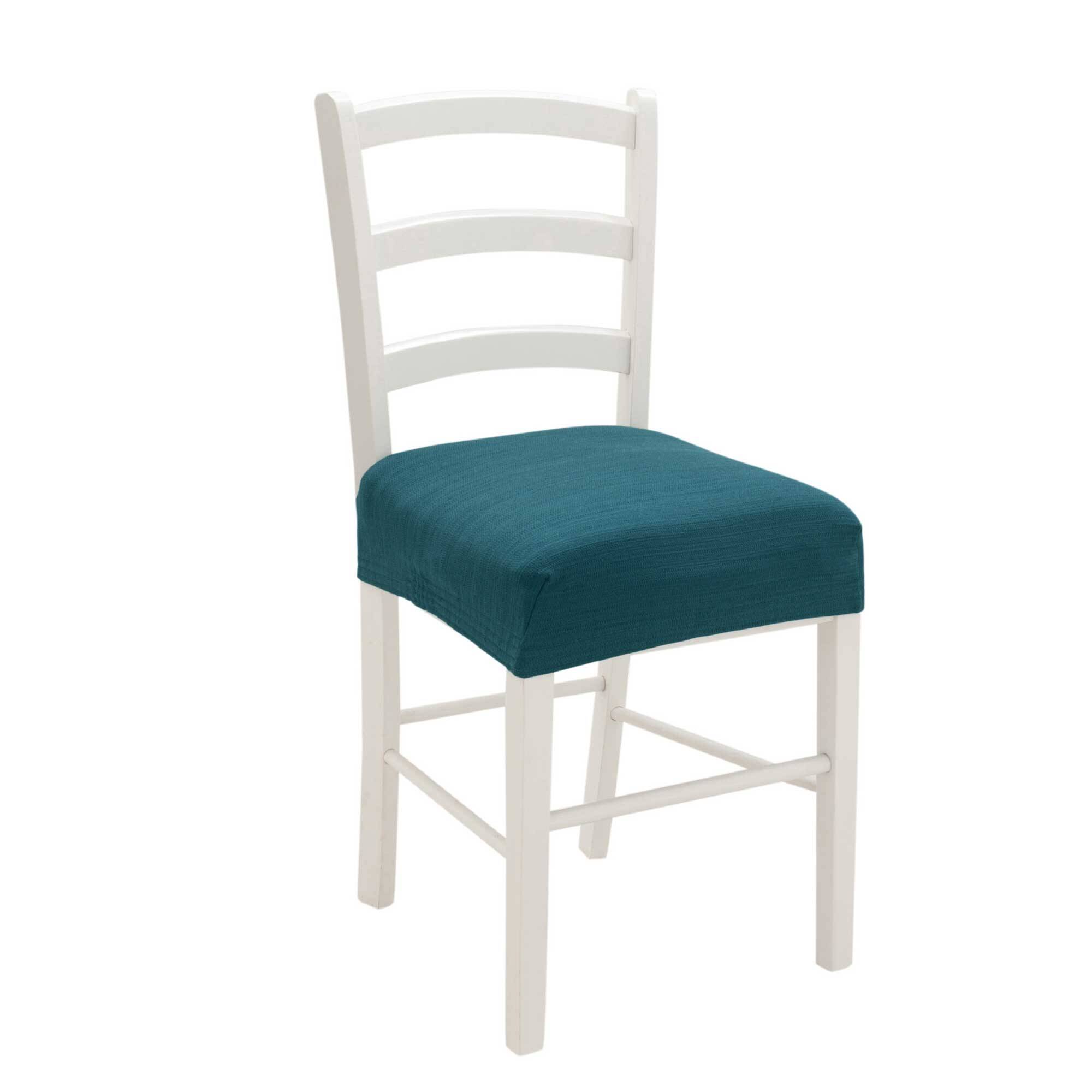 Housse chaise unie extensible - housse intégrale ou assise seule