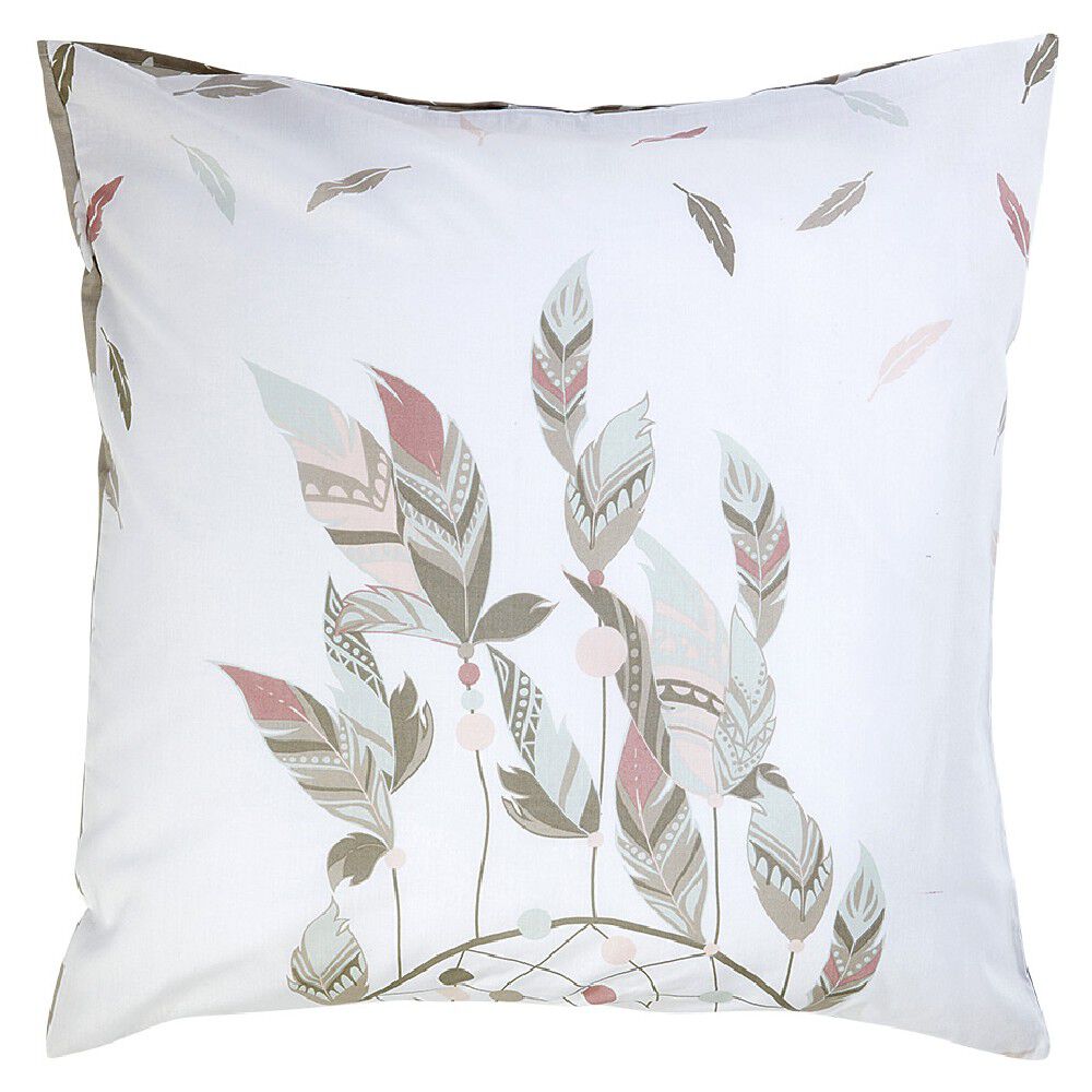 Taie d'oreiller x2 coton 63x63cm (plusieurs modèles)