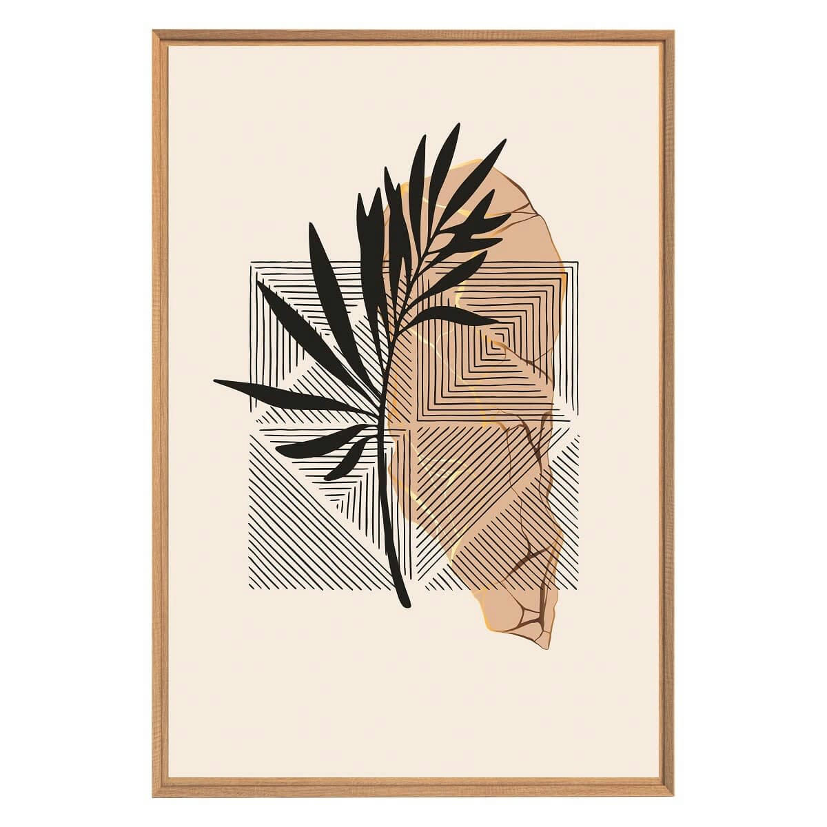 NATURE ÉVASION - Tableau mural encadré nature décorative 65x97 cm