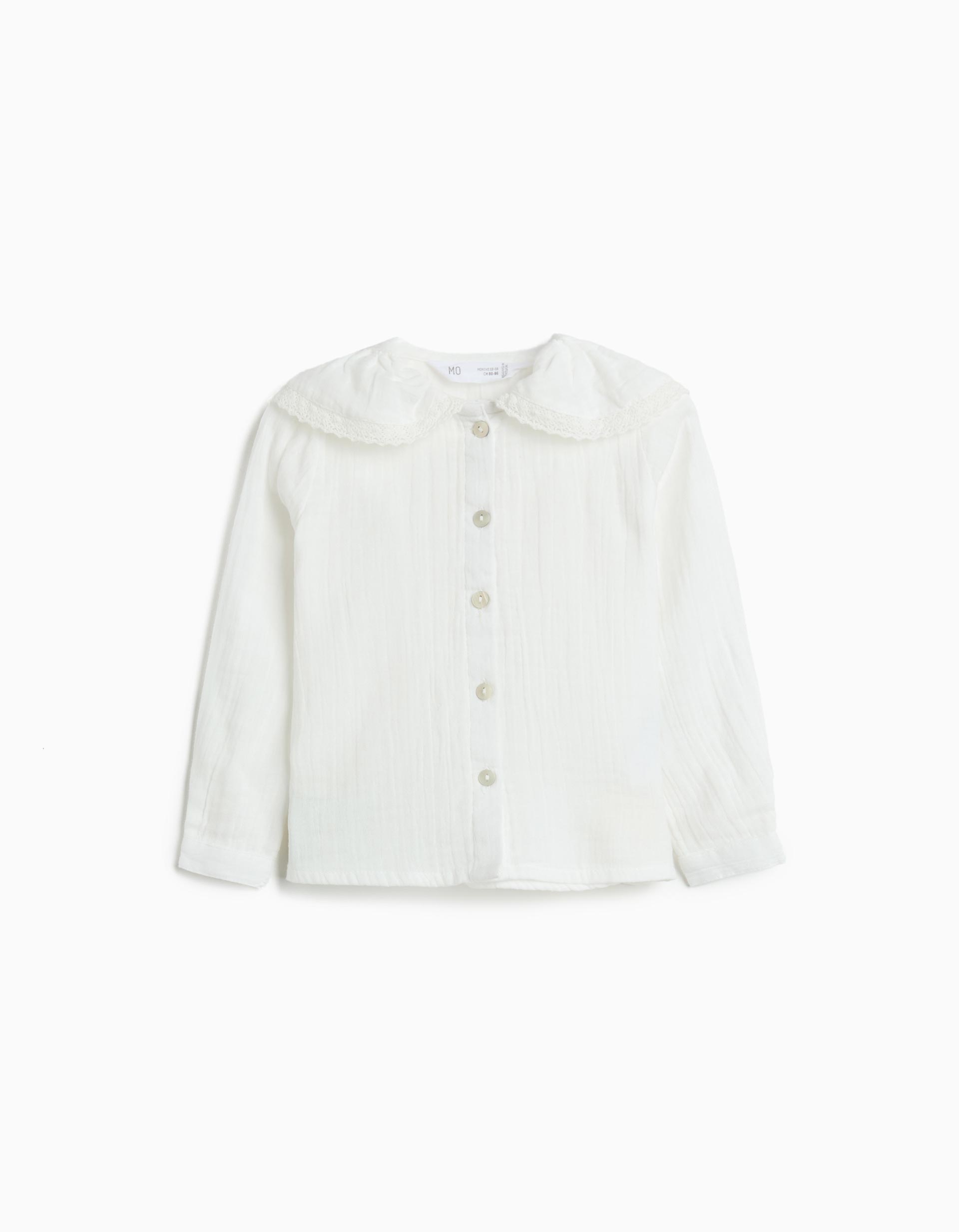 Blusa, Menina, Branco
