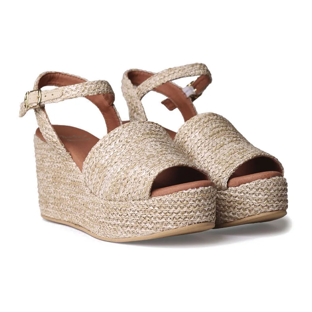 Toni Pons Tulia esparto wedge sandals