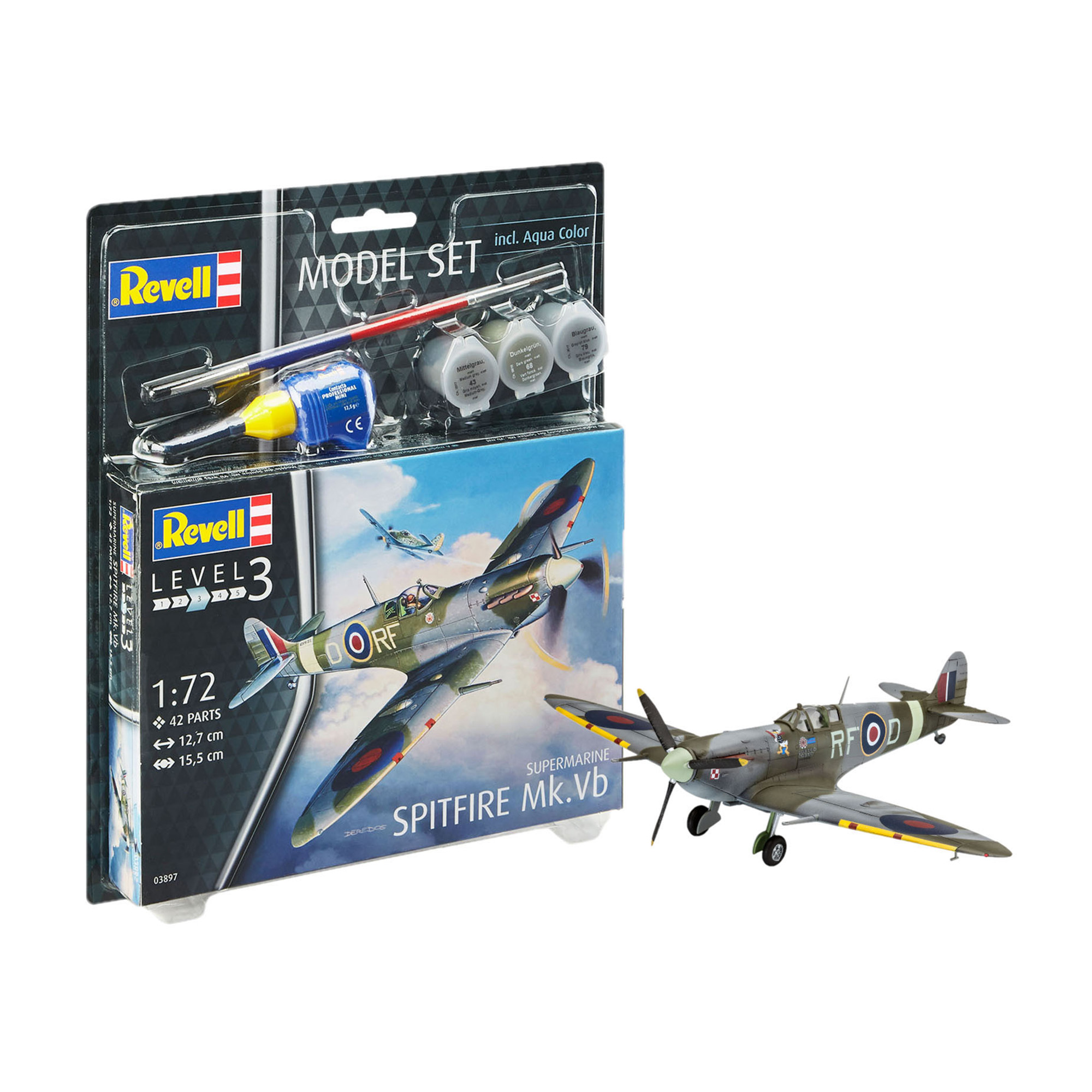 Revell Supermarine Spitfire Mk.VB Model Set 1:72