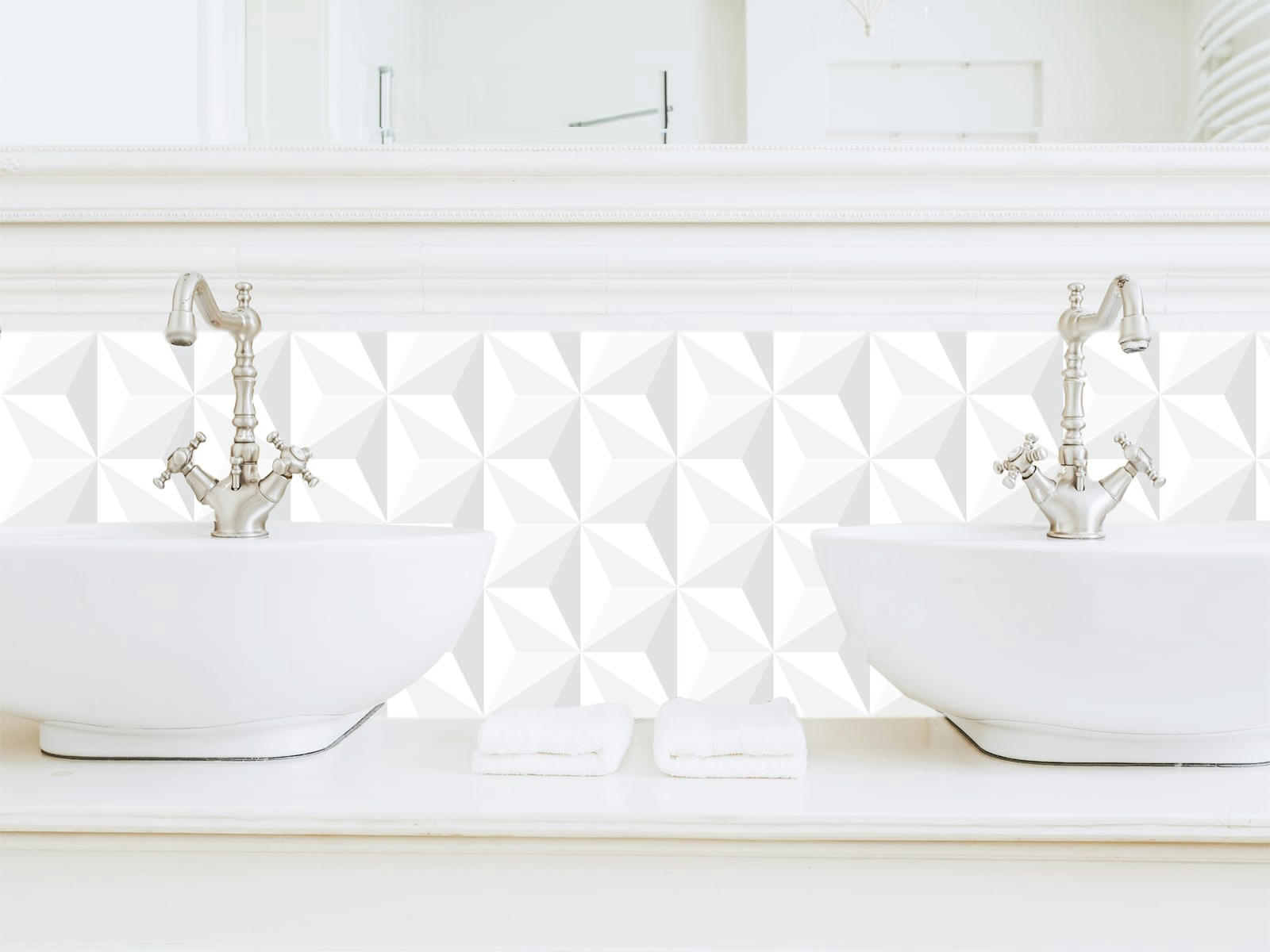 ORIGAMI - Crédence adhésive 400x40cm