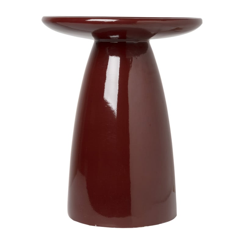 Bijzettafel Paris - bordeauxrood - &Oslash;36x46 cm