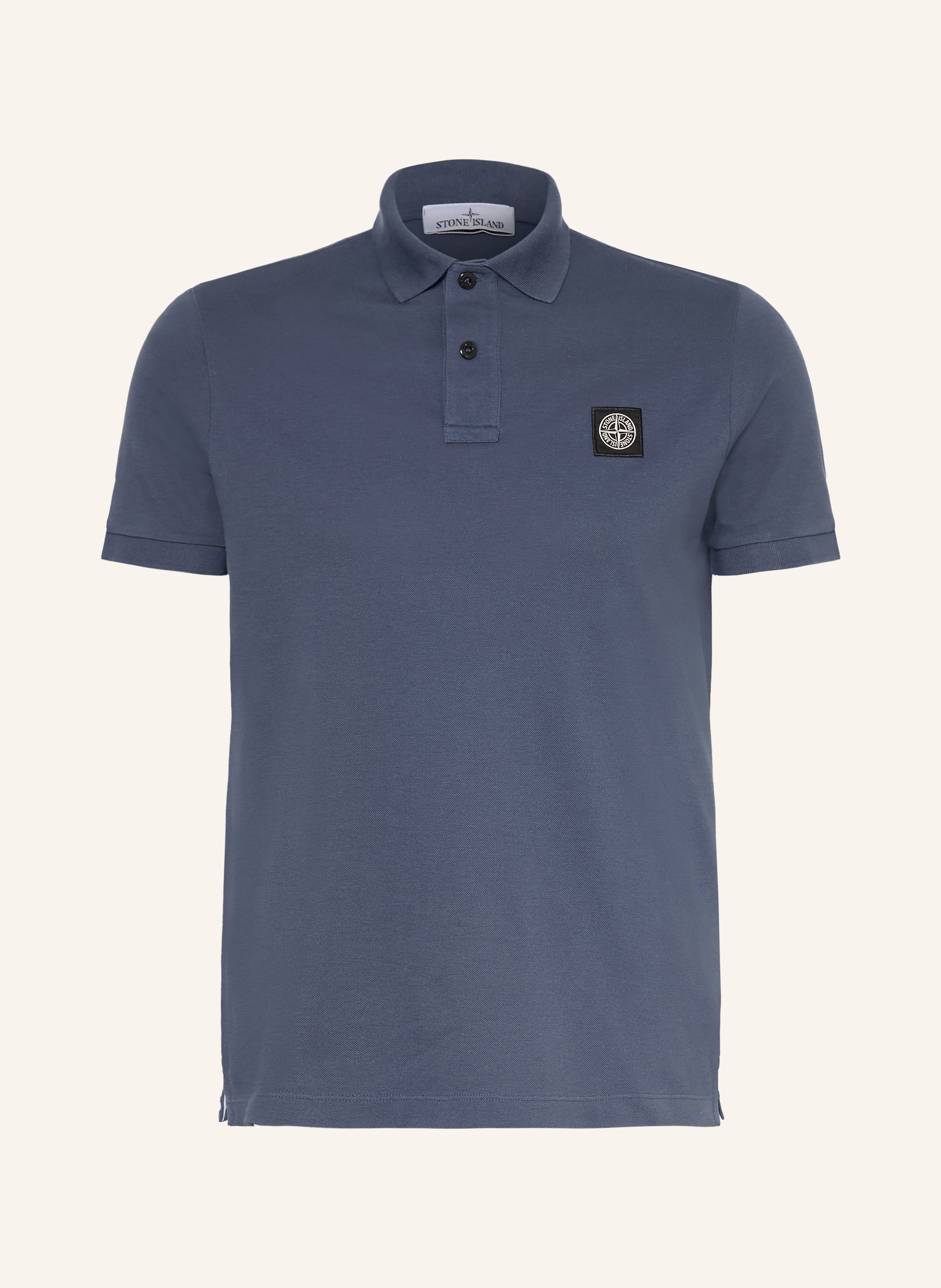 STONE ISLAND Piqué-Poloshirt Slim Fit