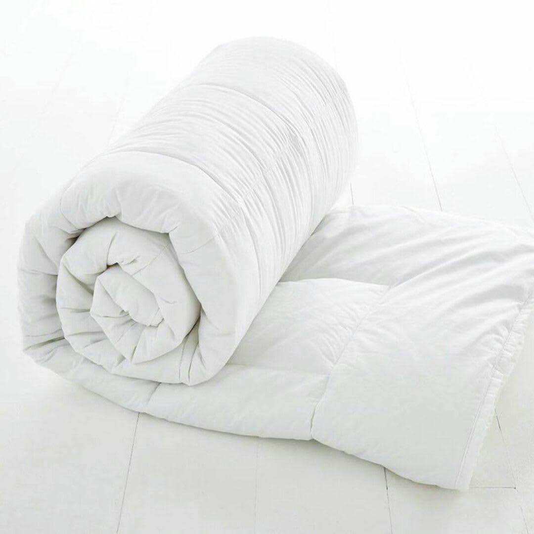 - Couette blanche coton bio 220x240 cm 500 grs A SUPPRIMER