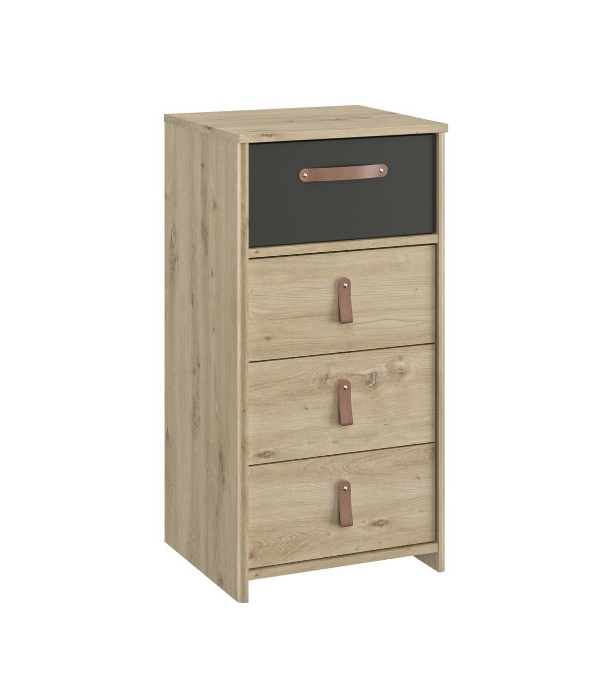 ARTHUS - Chiffonnier 4 tiroirs style industriel