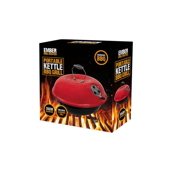 Ember Portable Kettle Bbq Grill 35cm