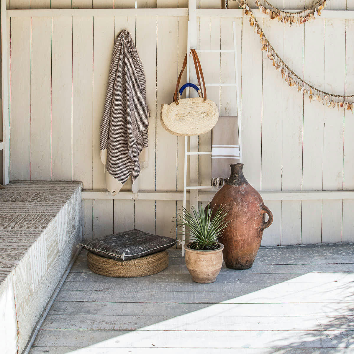 RIO - Fouta coton  100x200 denim