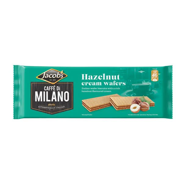 Jacobs Caffe Di Milano Wafers Hazelnut