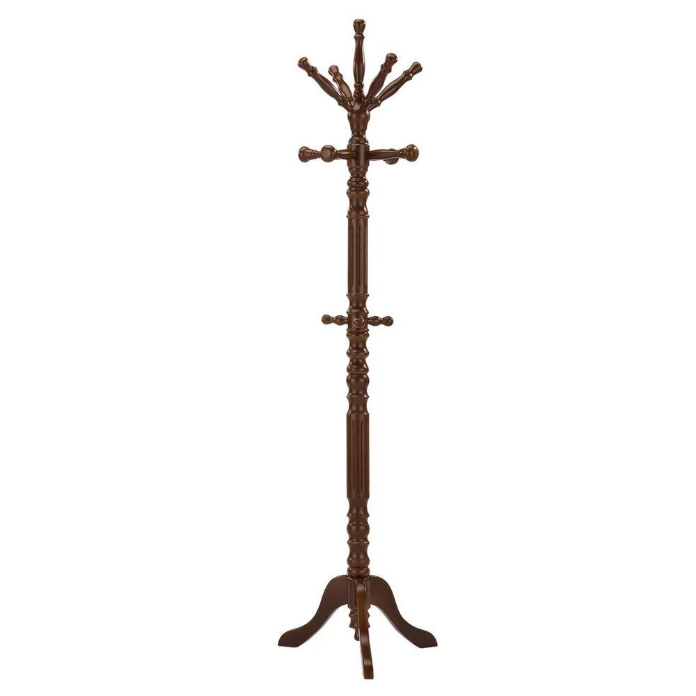 Roxton II Solid Wood Swivel Coat Rack