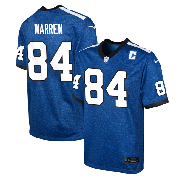 Tyler Warren Indianapolis Colts Nike Youth Alternate 2 Game Jersey - Royal
