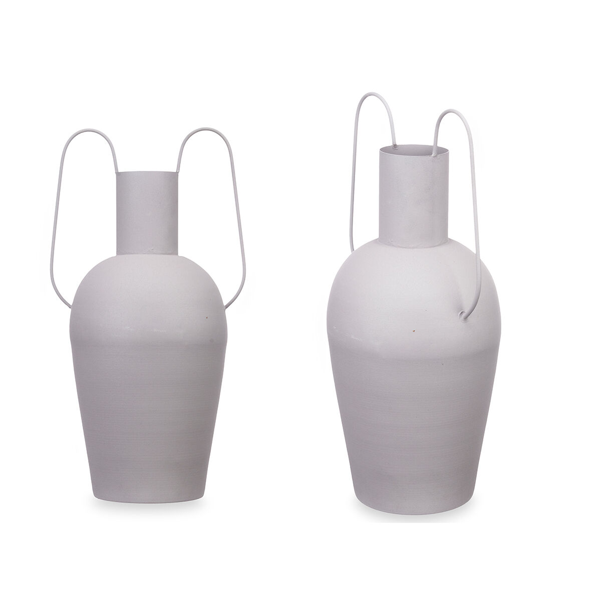 Jarra de latão cinza claro 45cm