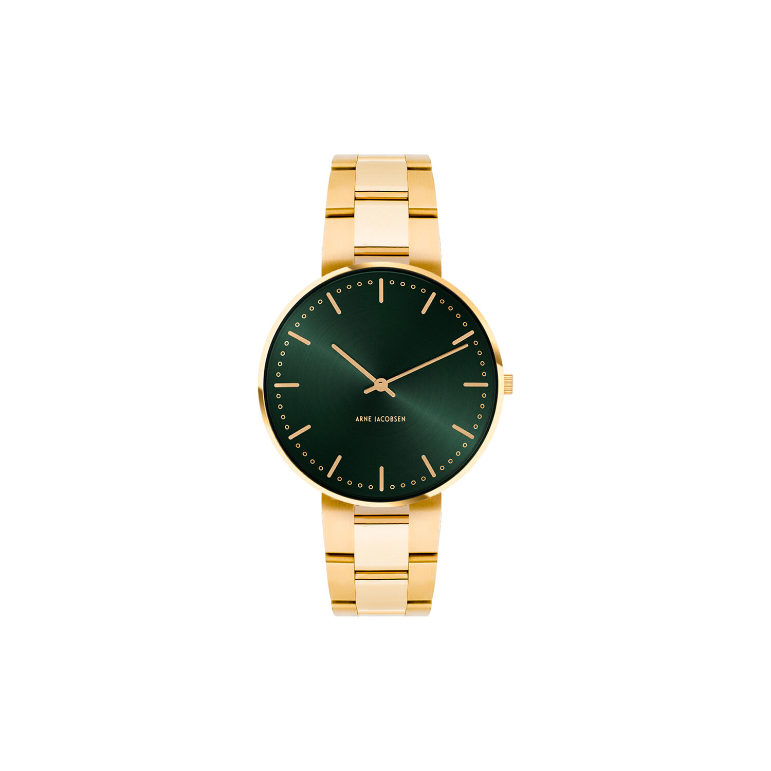 City Hall Evergreen armb&aring;ndsur, green/gold/matt gold