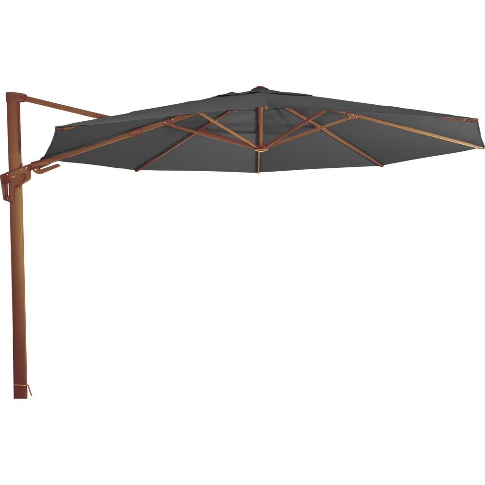 Lesli Living push-up parasol VirgoFlex - grijs - Ø350cm