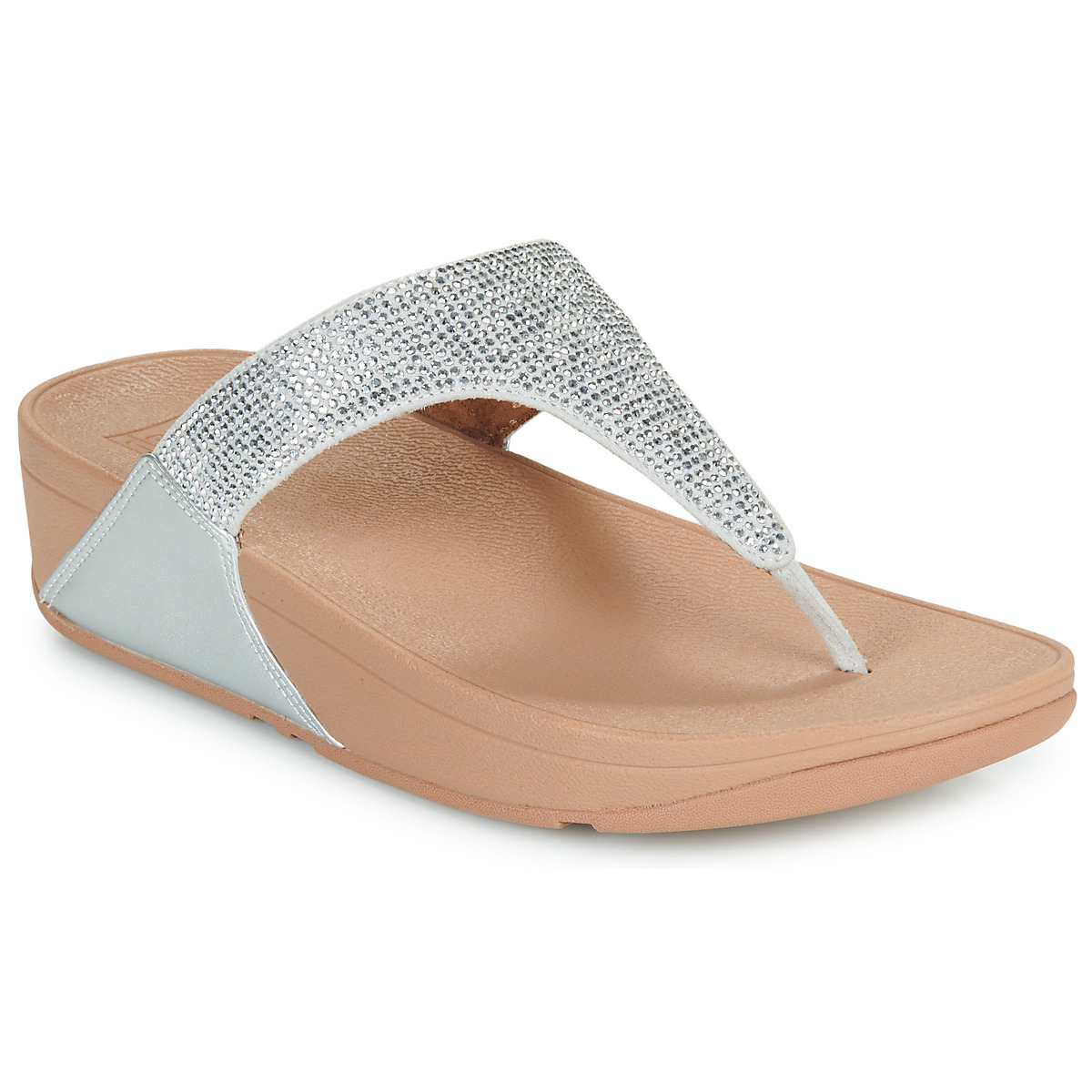 FitFlop - LULU CRYSTAL EMBELLISHED - Beige / Silver