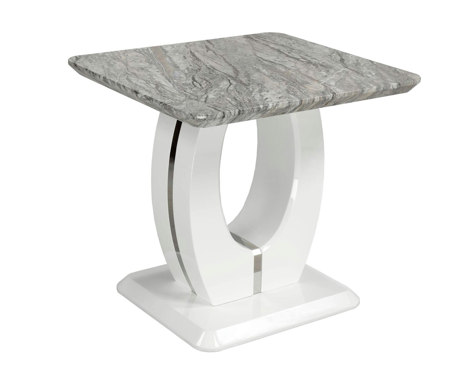 Brassex Walden Accent End Table, Grey
