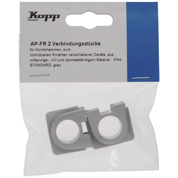 Verbindungsstück »AP-FR 2«, Kunststoff, grau