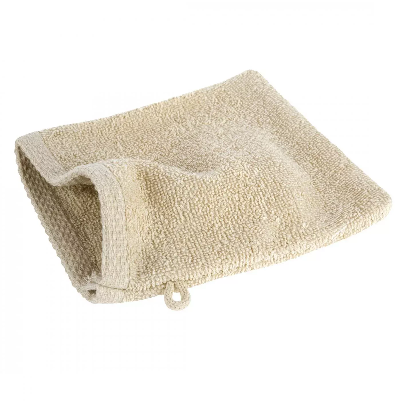 Myjka do kąpieli16x21 cm bawełniana kolor beżowy 400 g/m2 GŁADKI 1