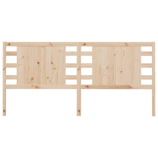 NNEVL Headboard 186x4x100 cm Solid Wood Pine