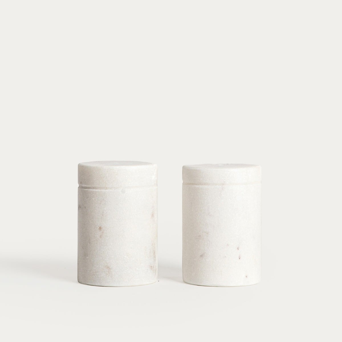 Zestaw przyprawników MARBLE marmurowych klasycznych 2 szt.