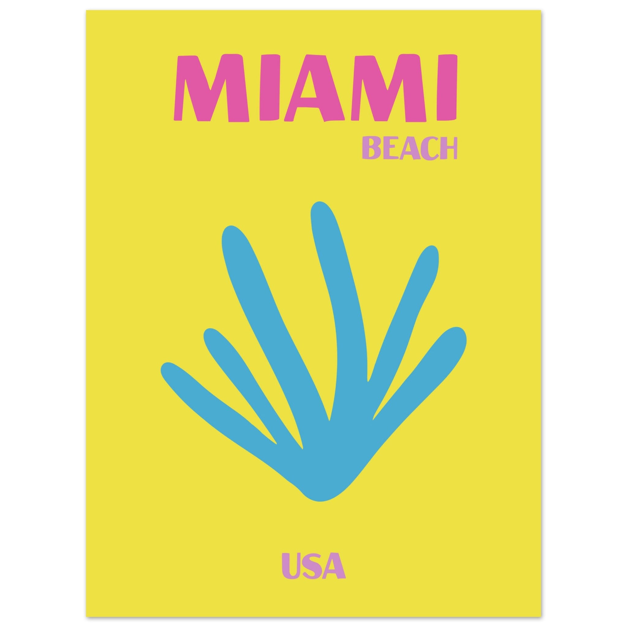 Artfulprints USA - Miami  poster 30x40 cm