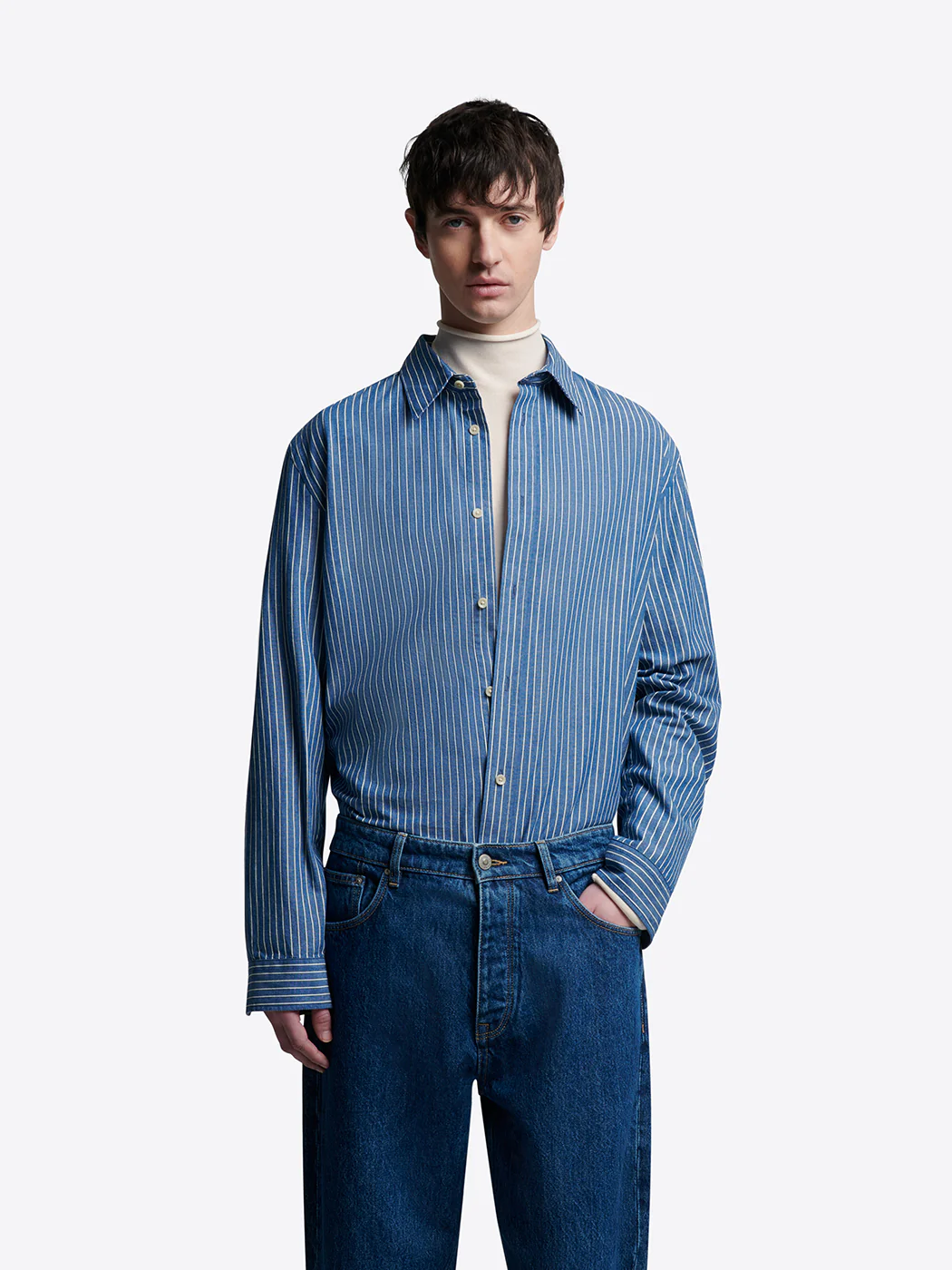 Chemise regular rayée - L'atelier