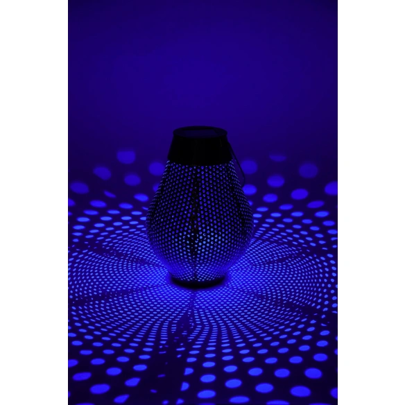 LED-Solarleuchte »Lesja I«, IP44, 3000 K, RGB-Farbwechsel, grün-patiniert