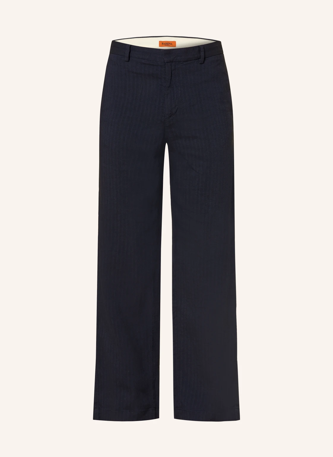 BARENA VENEZIA Hose DELFO Regular Fit mit Leinen