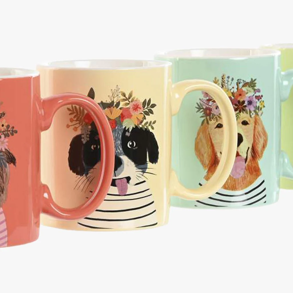 Caneca Cão Flores 360ml BLOOMING CATS&DOGS
