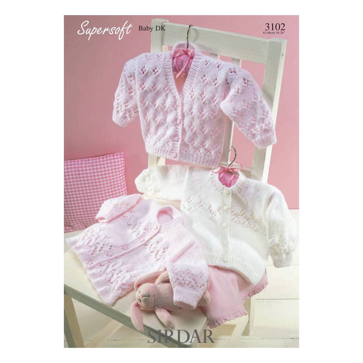 Sirdar Snuggly DK Cardigans Digital Pattern 3102