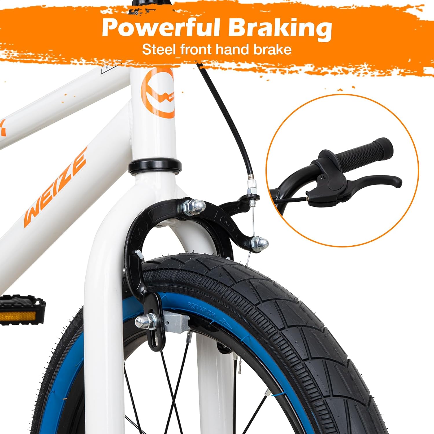 WEIZE Kids Bike, 16 20 Inch Children Bicycle for Boys Girls Ages 4-12 Years Old, Rider Height 41-62 Inch, Coaster Brake, Multiple Color Options