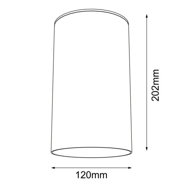 Spot reflektor okrągły czarny ARAO 1xGX53x9W wym:20,2x12x12cm IP20 Shilo