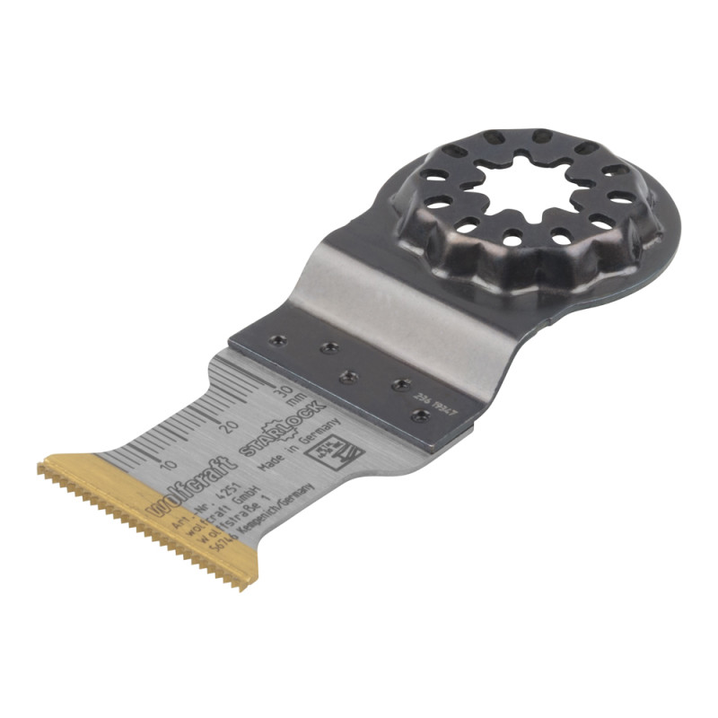 Lame de scie plongeante Starlock CT pour métaux 32 mm WOLFCRAFT